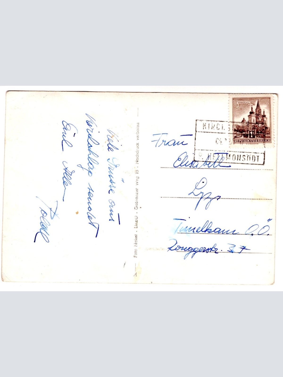 AK, Ruine Wildberg, Oberösterreich, Ansichtskarte (S6456)