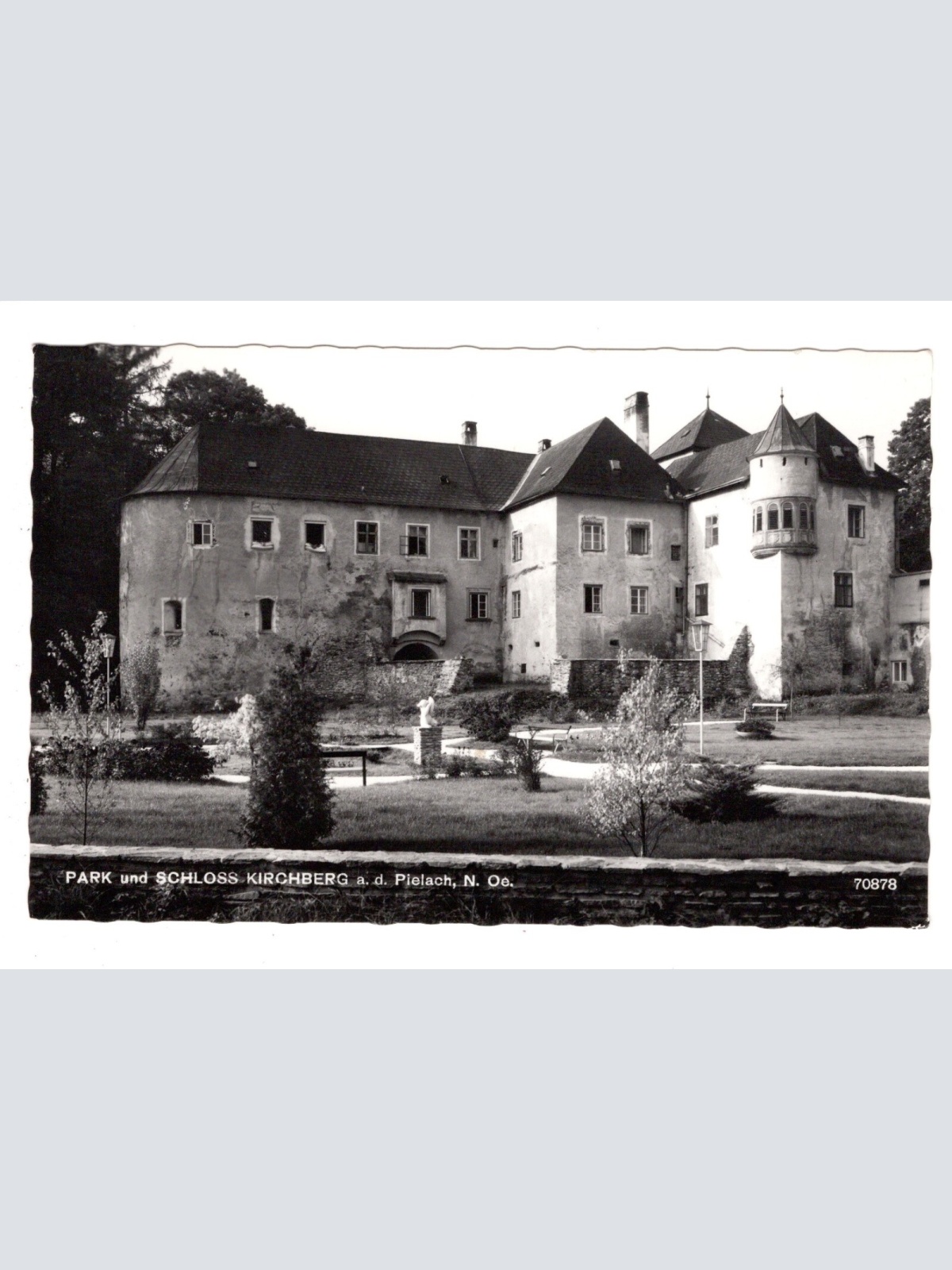 AK, Park und Schloss Kirchberg, Niederösterreich, Ansichtskarte (S6459)