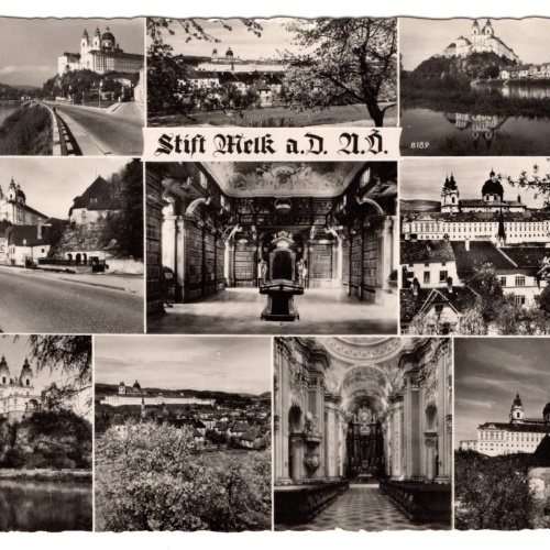 AK, Stift Melk an der Donau, Niederösterreich, Ansichtskarte (S6471)