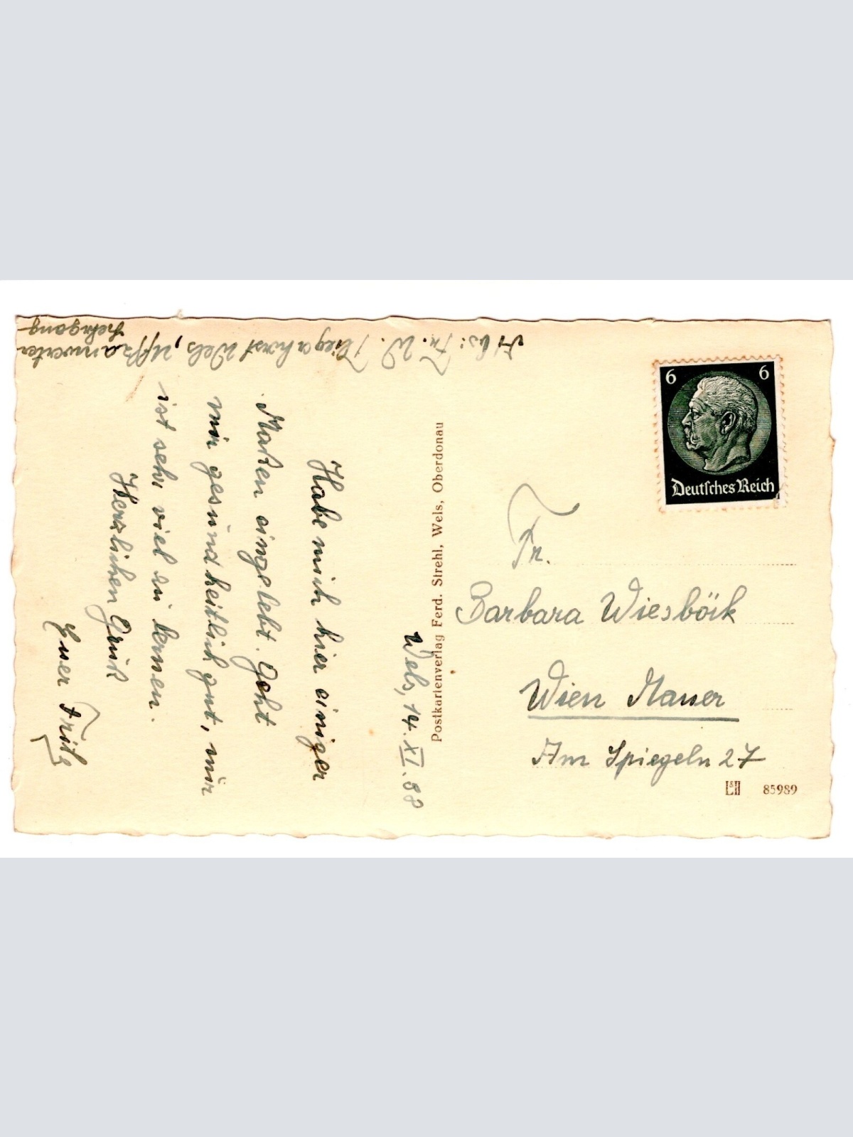 AK, Wels, Oberösterreich, Ansichtskarte (S6480)