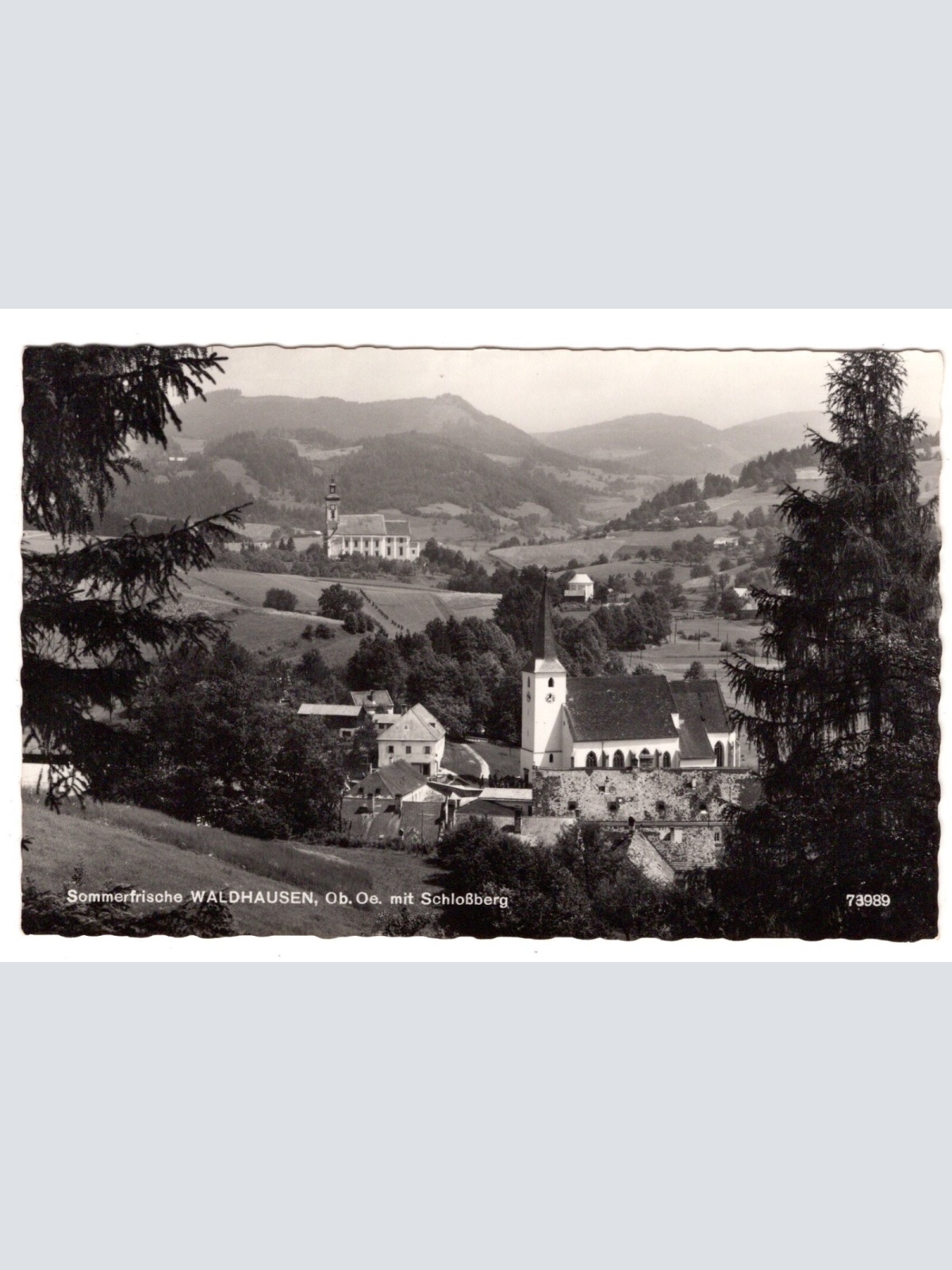 AK, Waldhausen, Schlossberg, Oberösterreich, Ansichtskarte (S6490)