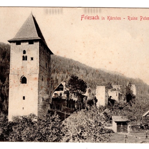 AK, Friesach, Ruine Petersberg, Kärnten, Ansichtskarte (S6501)