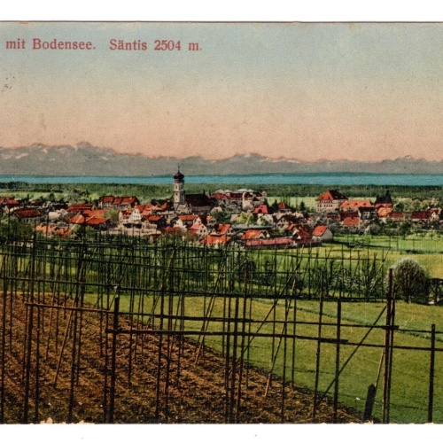 AK, Tettnang mit Bodensee, Baden-Württemberg, Ansichtskarte (S6505)