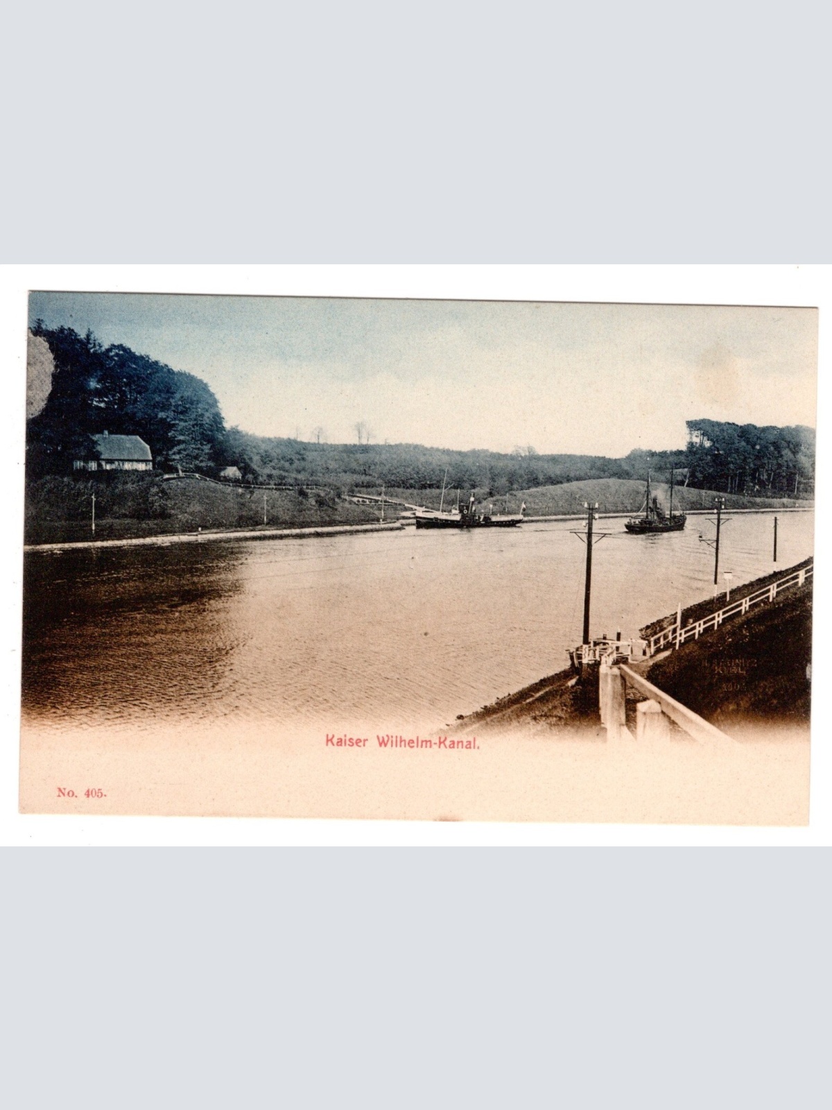 AK, Kaiser Wilhelm-Kanal, Ansichtskarte (S6508)