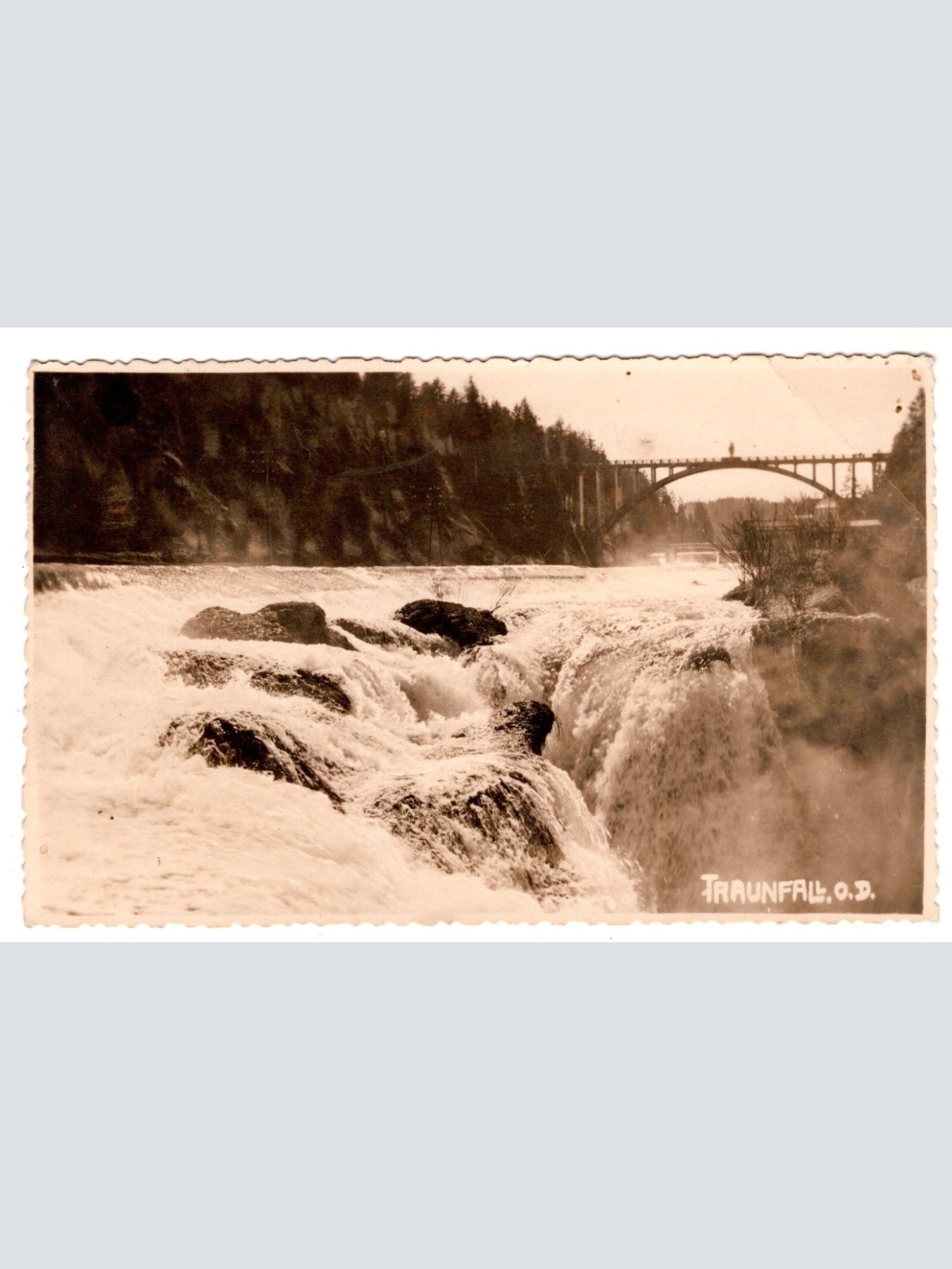 AK, Traunfall, Oberösterreich, Ansichtskarte (S6526)