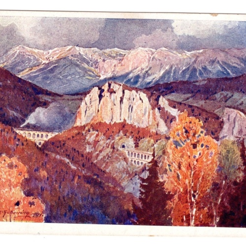 AK, Semmering mit Rax, Niederösterreich, Ansichtskarte (S6531)