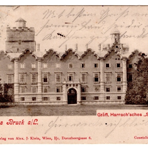 AK, Bruck an der Leitha, Schloss Prugg, Niederösterreich, Ansichtskarte (S6537)