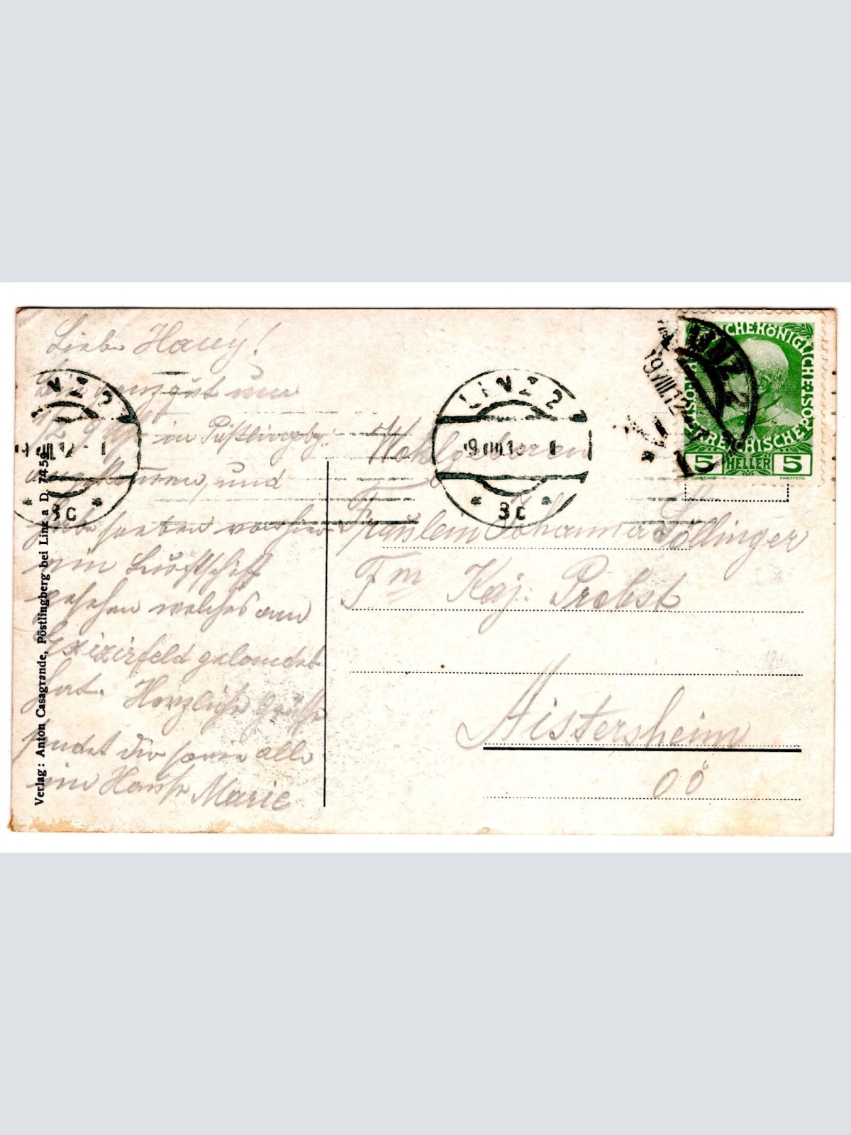 AK, Pöstlingberg bei Linz, Oberösterreich, Ansichtskarte (S6542)