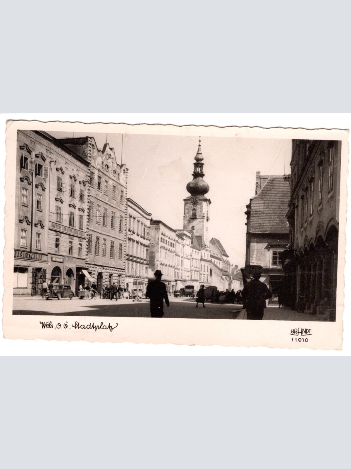 AK, Wels, Stadtplatz, Oberösterreich, Ansichtskarte (S6556)