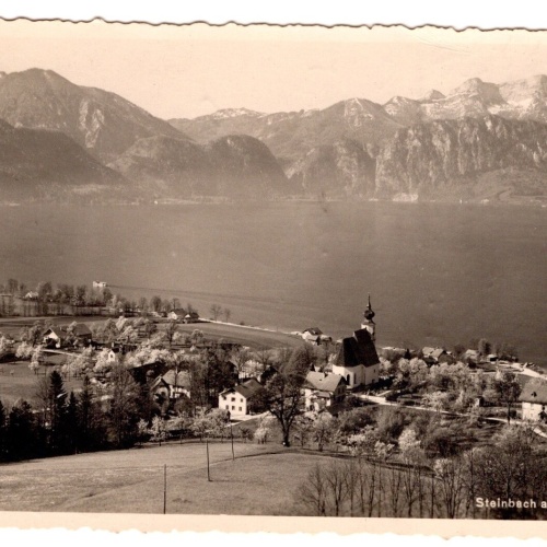 AK, Steinbach am Attersee, Oberösterreich, Ansichtskarte (S6558)