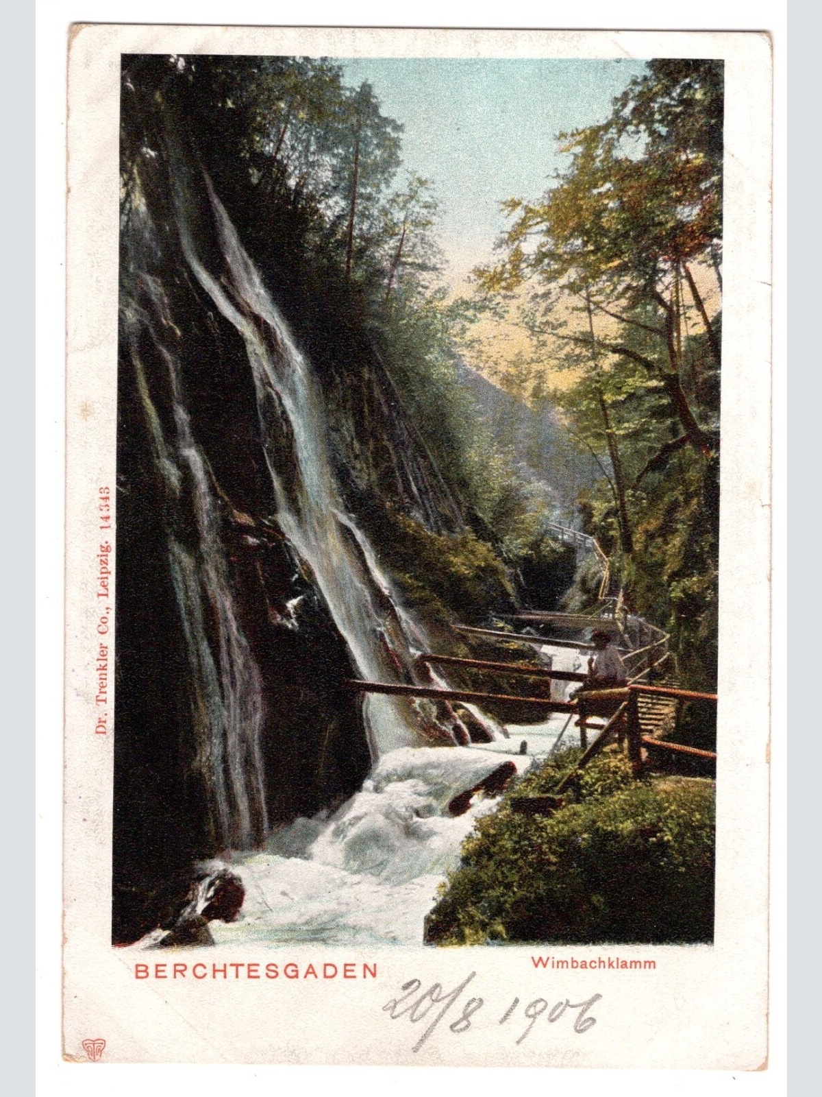 AK, Ramsau bei Berchtesgaden, Bayern, Wimbachklamm, Ansichtskarte (S6568)