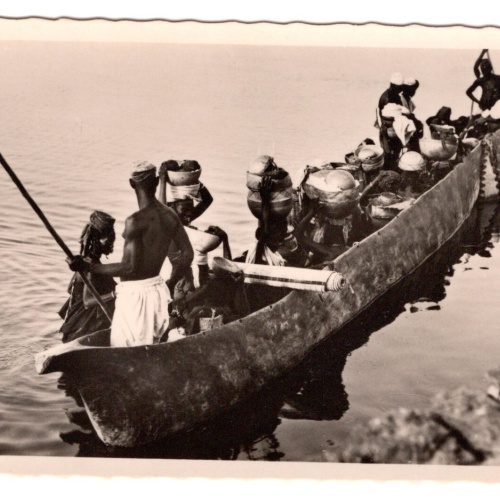 AK, Niger, a say, depart du marche, Ansichtskarte (S6597)