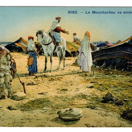 AK, Le Mouchachou va embrasser papa, Ansichtskarte (S6602)