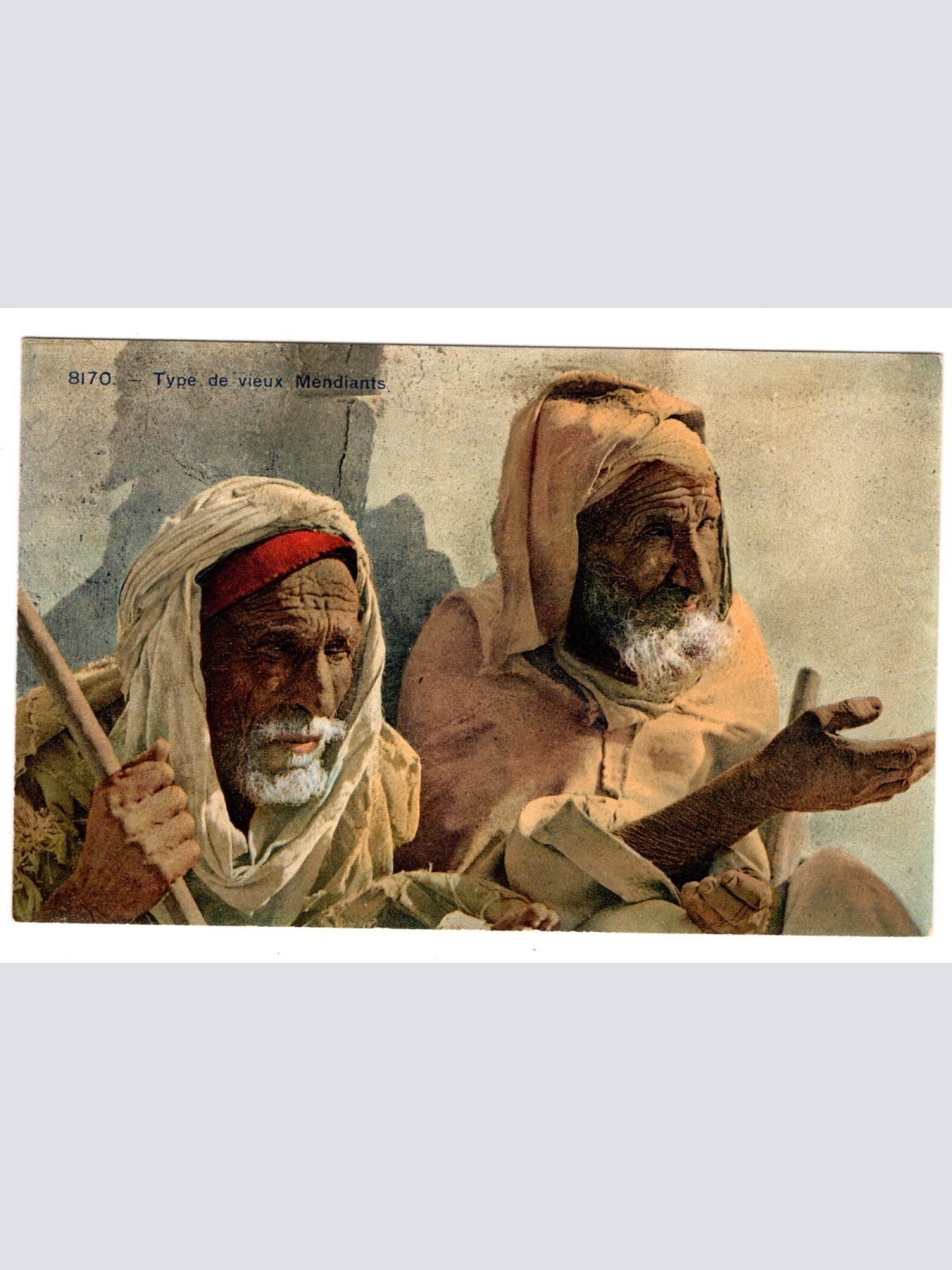 AK, Type de vieux Mendiants, Ansichtskarte (S6605)