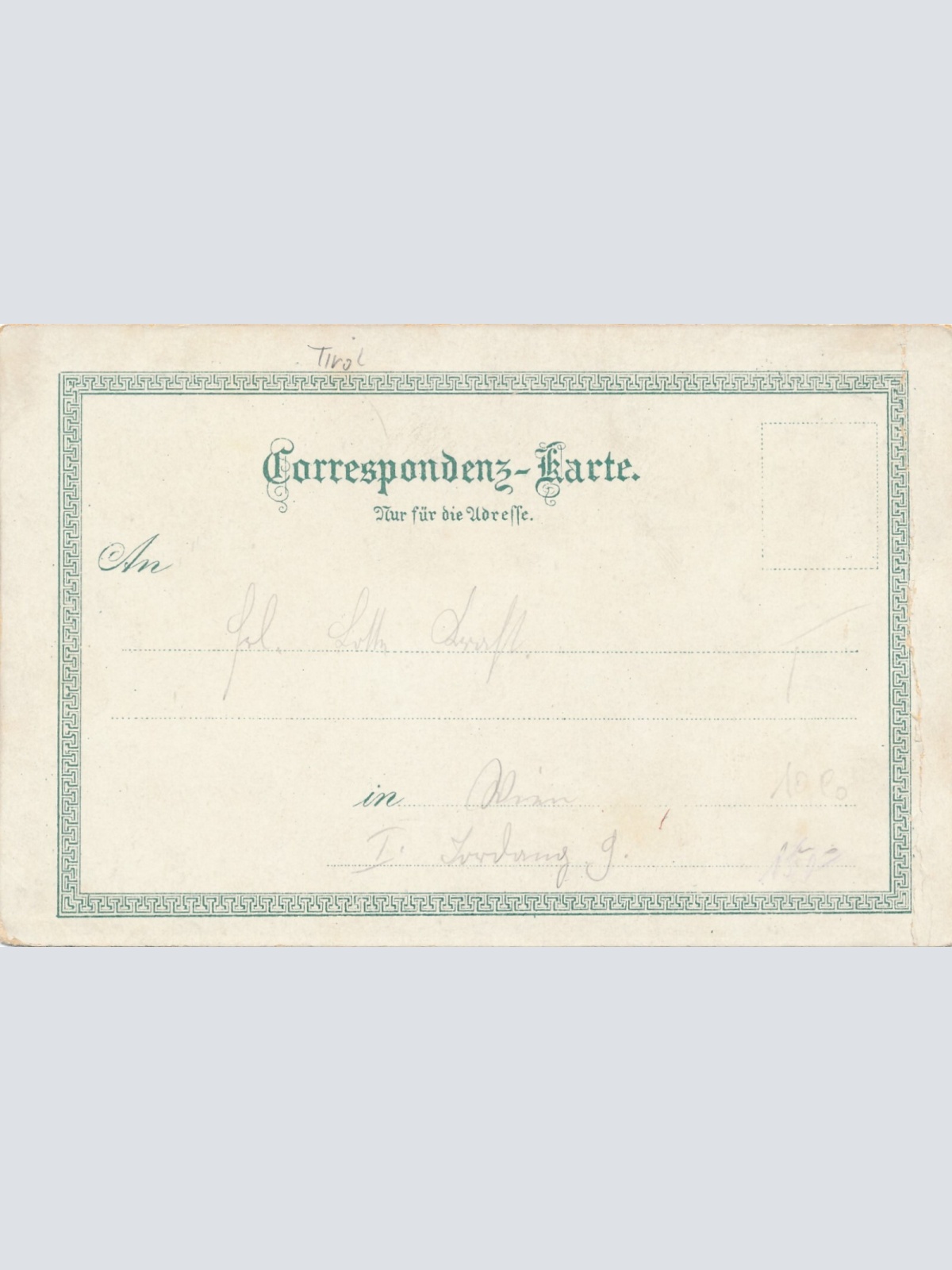 Litho - Karte gruss aus Innsbruck Tirol Ansichtskarte (14353)