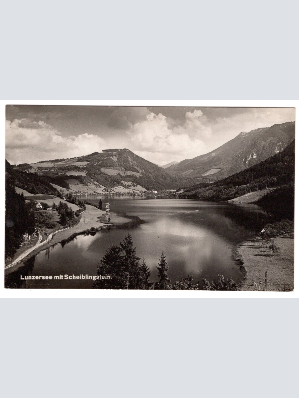 AK, Lunzersee, Scheiblingstein, Niederösterreich, Ansichtskarte (S6626)