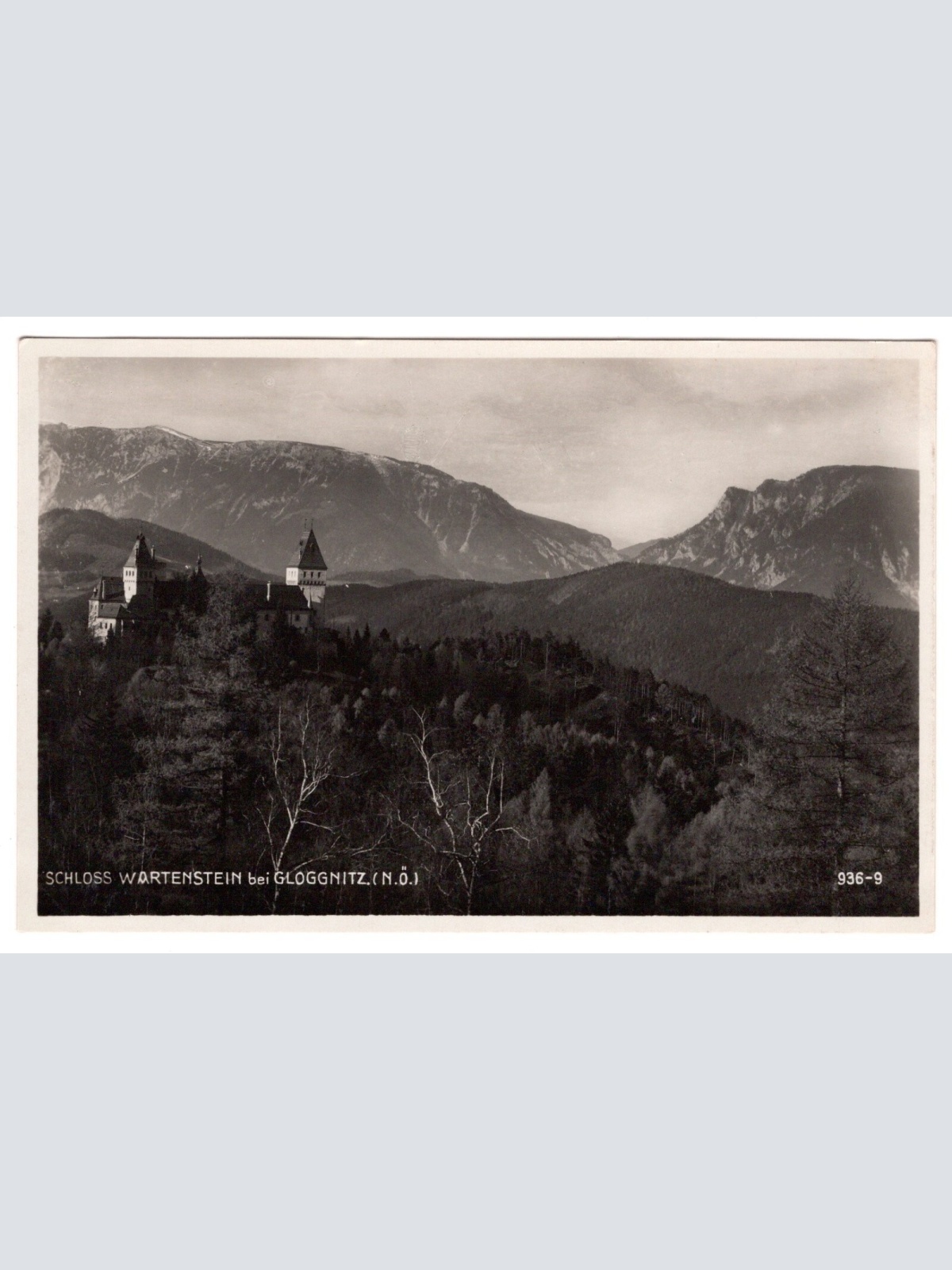 AK, Schloss Wartenstein, Gloggnitz, Niederösterreich, Ansichtskarte (S6632)