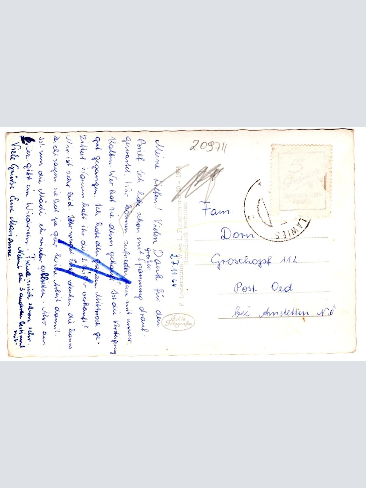 AK, Tullnerbach, Niederösterreich, Ansichtskarte (S6635)