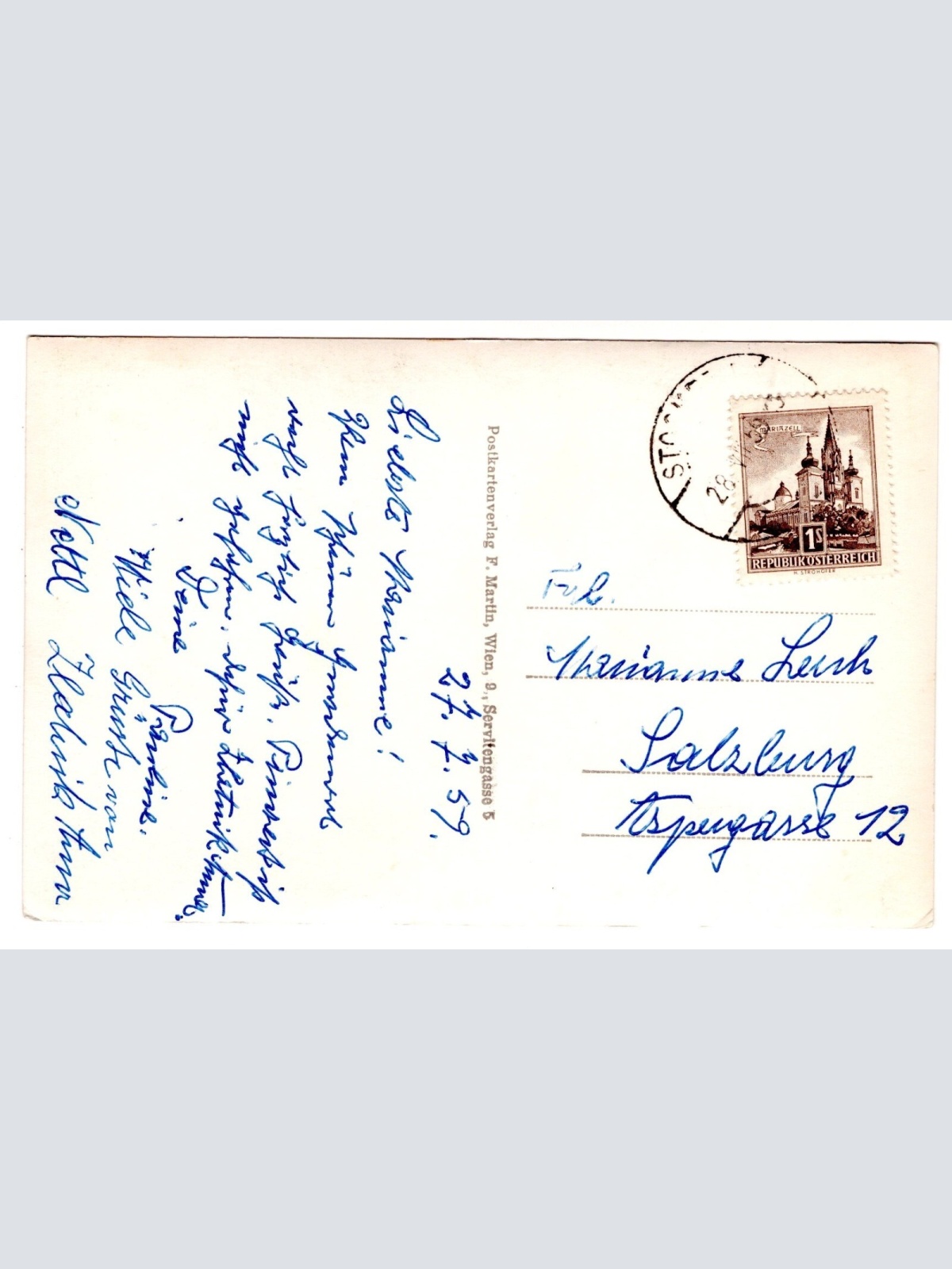 AK, Maria Dreieichen, Niederösterreich, Ansichtskarte (S6653)