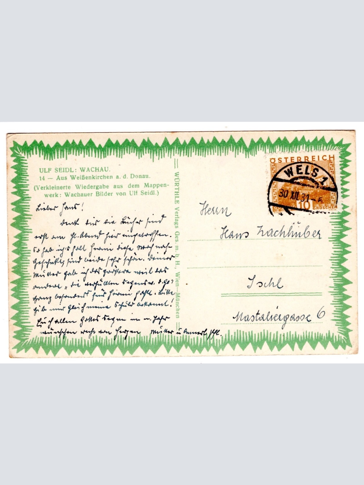 AK, Weißenkirchen in der Wachau, Niederösterreich, Ansichtskarte (S6681)