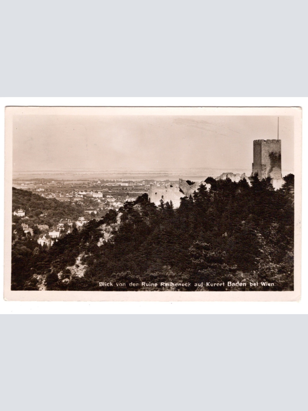 AK, Ruine Rauheneck, Baden bei Wien, Niederösterreich, Ansichtskarte (S6695)