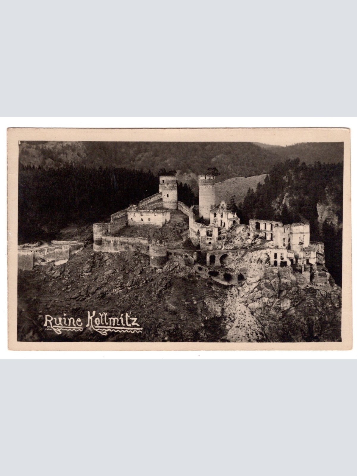 AK, Ruine Kollmitz, Niederösterreich, Ansichtskarte (S6705)