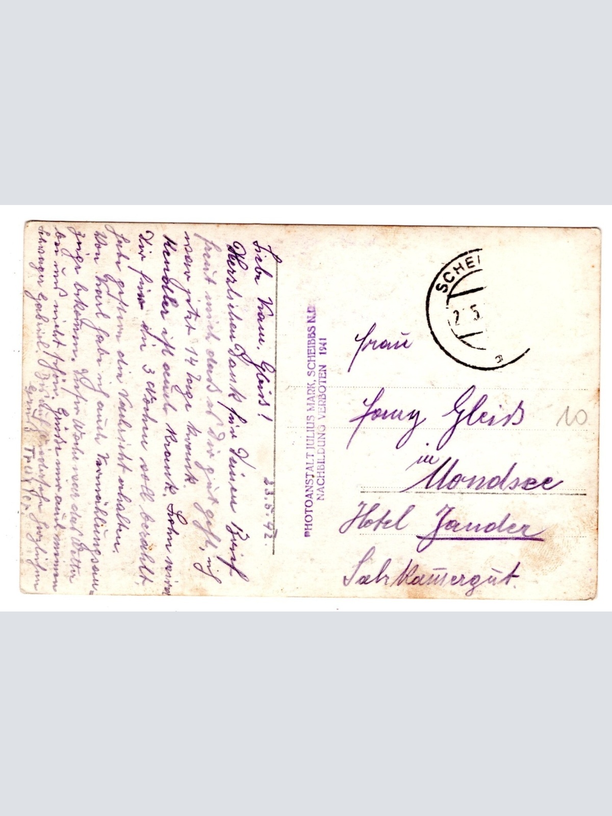 AK, Scheibbs mit Ötscher, Niederösterreich, Ansichtskarte (S6732)