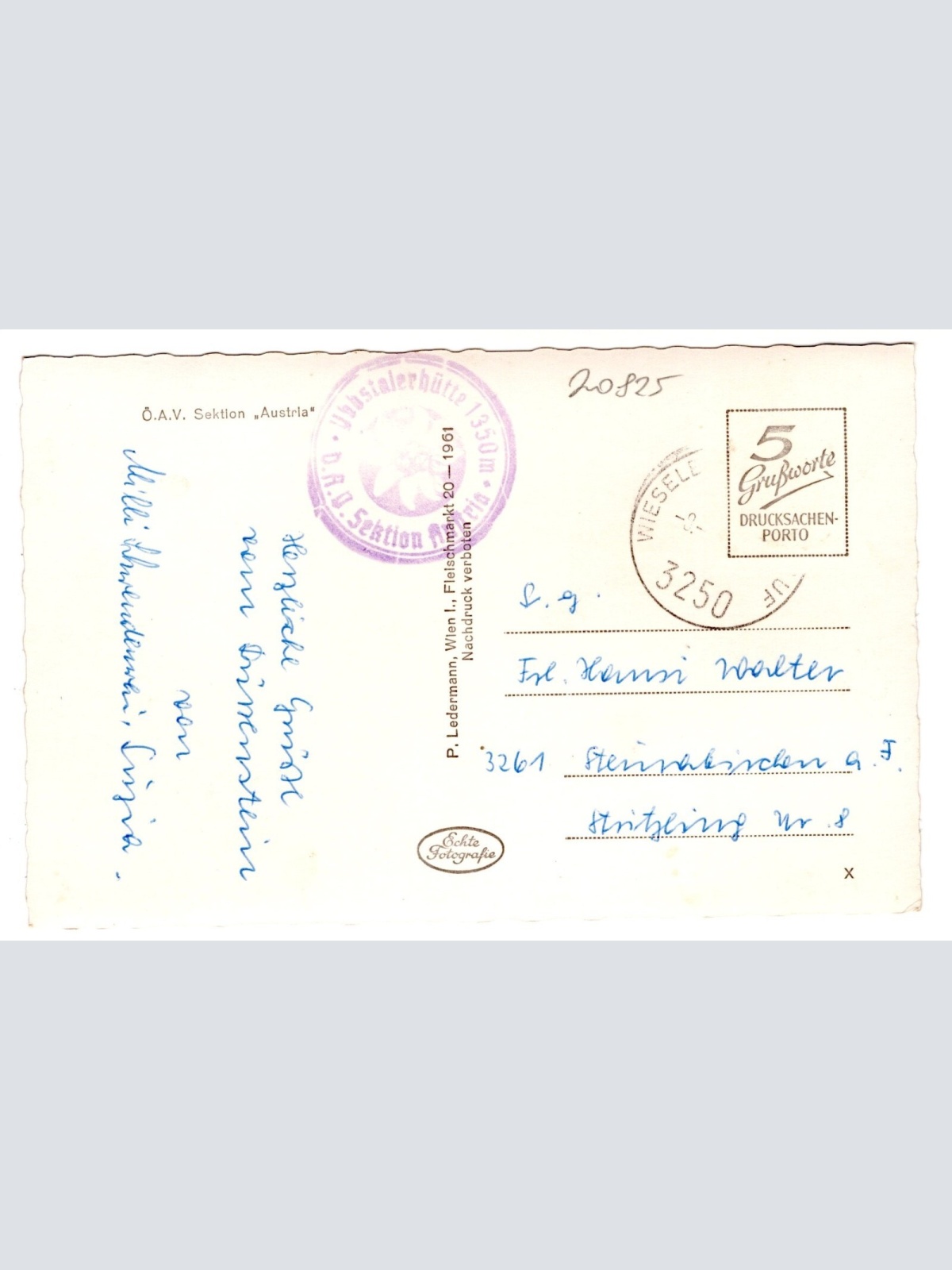 AK, Ybbstalerhütte, Niederösterreich, Ansichtskarte (S6736)