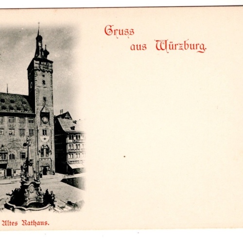 AK, Würzburg, Bayern, Ansichtskarte (S6756)