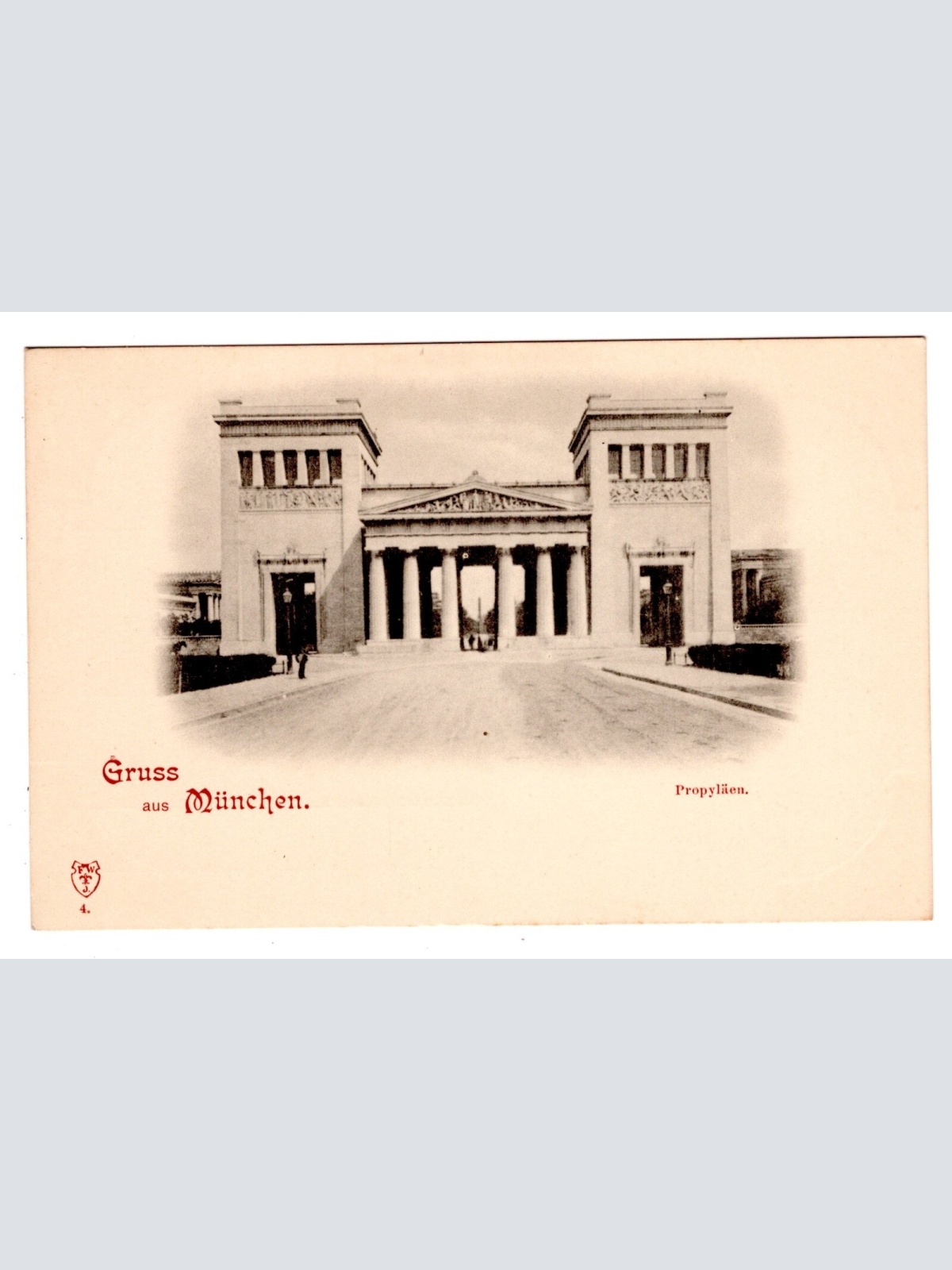 AK, München, Propyläen, Bayern, Ansichtskarte (S6766)