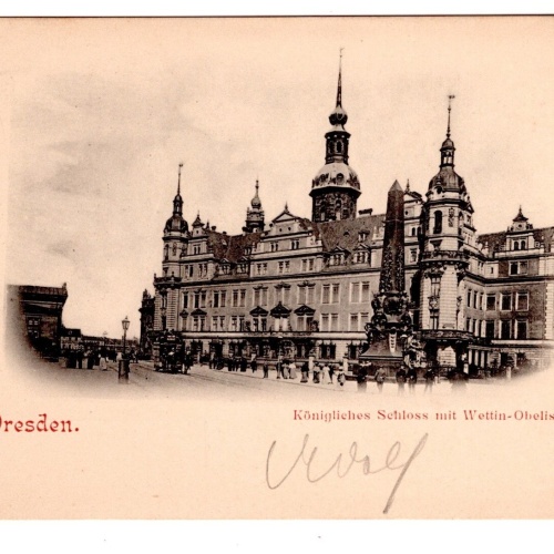 AK, Königliches Schloss, Dresden, Sachsen, Ansichtskarte (S6779)