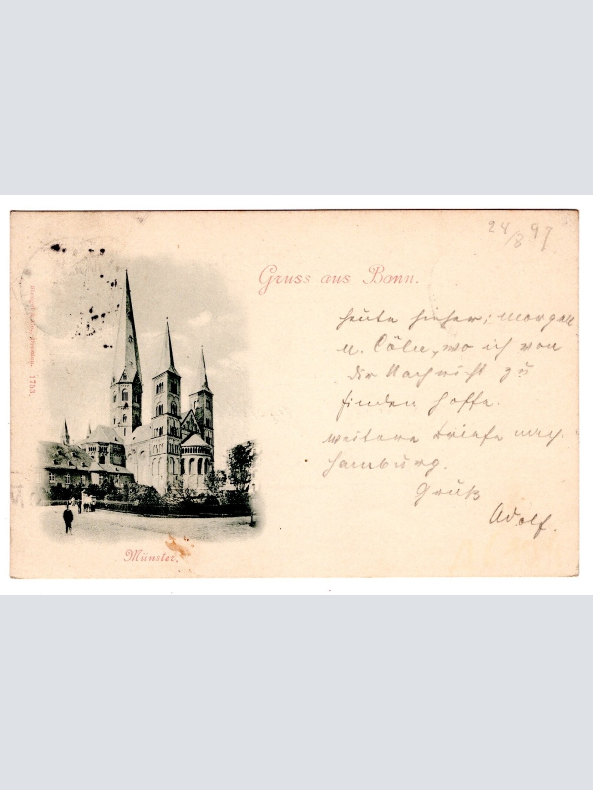 AK, Gruß aus Bonn, Nordrhein-Westfalen, Ansichtskarte (S6790)