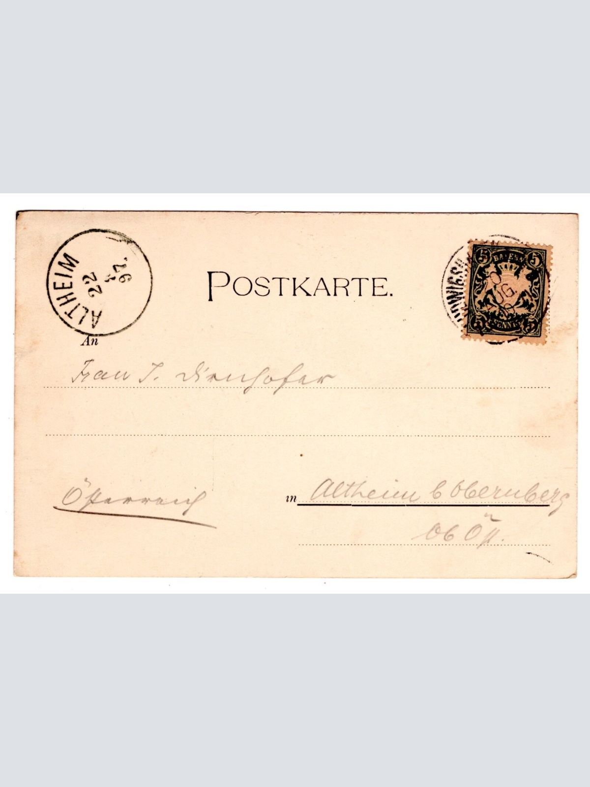 AK, Gruß aus Ludwigshafen am Rhein, Rheinland-Pfalz, Ansichtskarte (S6831)