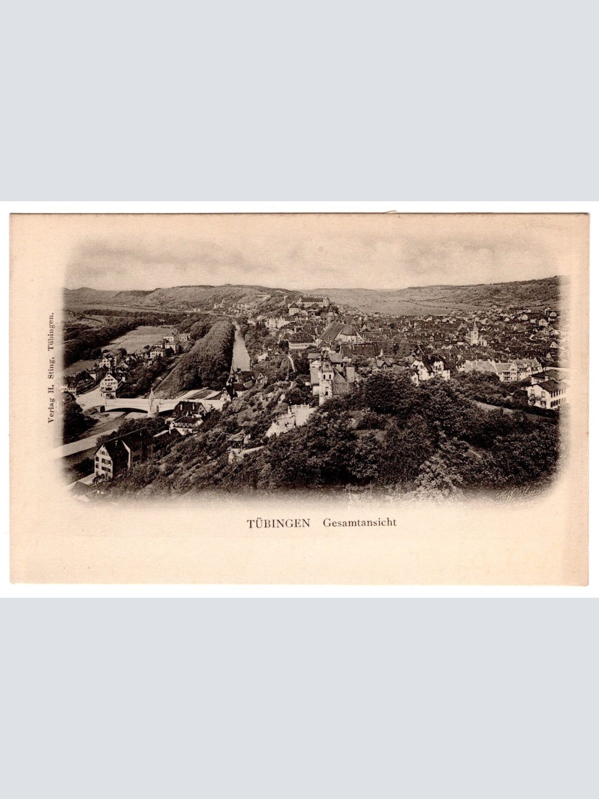 AK, Tübingen, Gesamtansicht, Baden-Württemberg, Ansichtskarte (S6845)