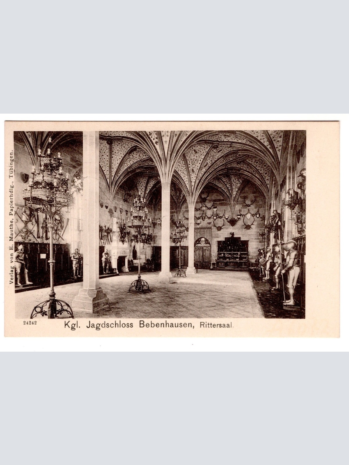 AK, Kgl. Jagdschloss Bebenhausen, Ansichtskarte (S6850)