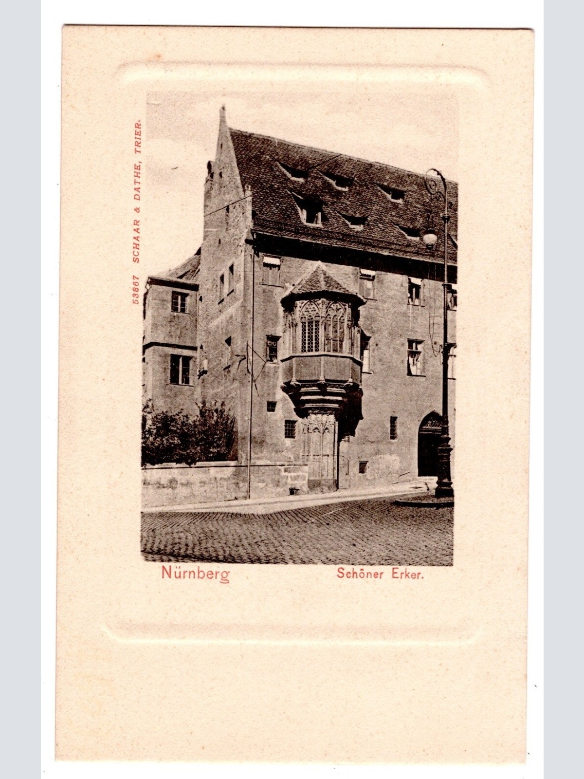 AK, Nürnberg, Schöner Erker, Bayern, Ansichtskarte (S6857)