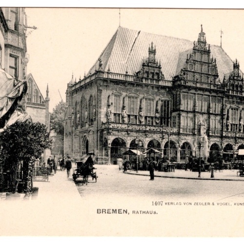 AK, Bremen, Rathaus, Ansichtskarte (S6877)