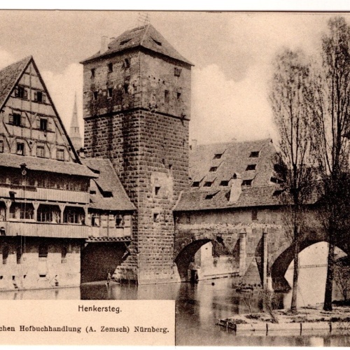 AK, Nürnberg, Henkersteg, Bayern, Ansichtskarte (S6887)