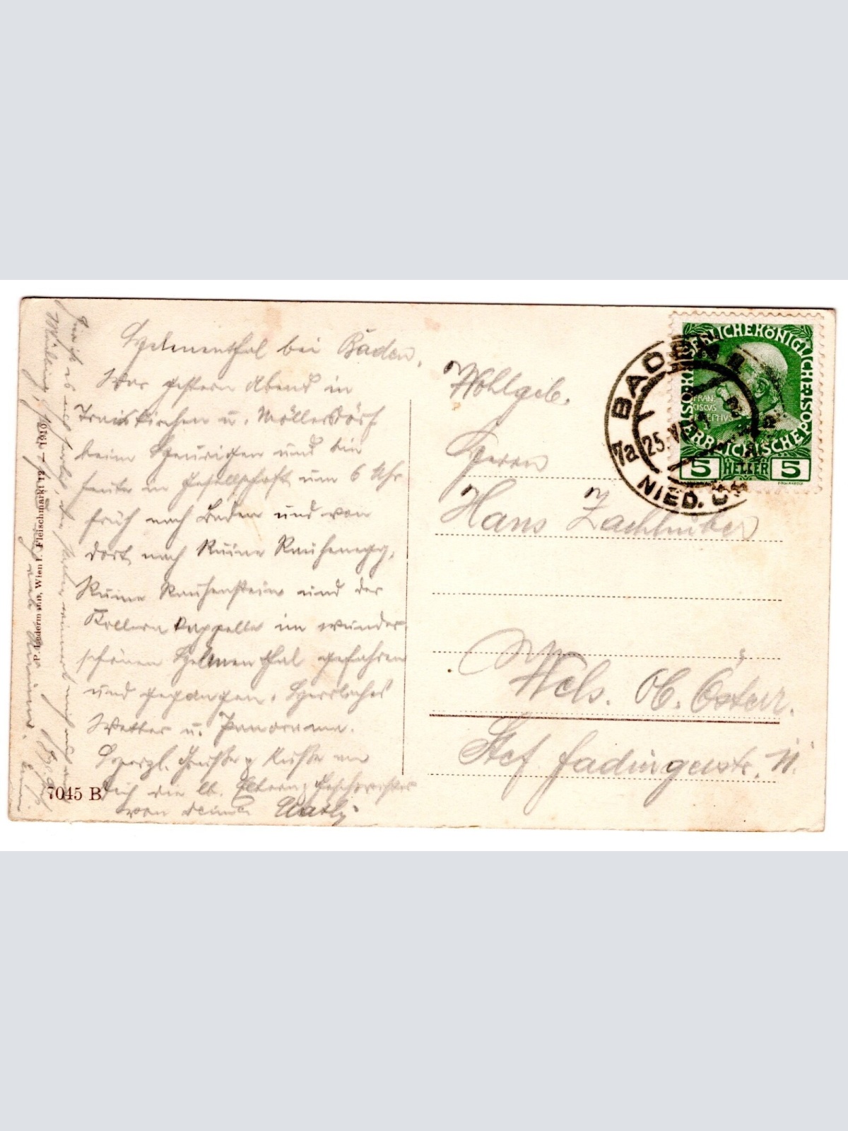 AK, Baden bei Wien, Ruine Rauheneck, Niederösterreich, Ansichtskarte (S6910)