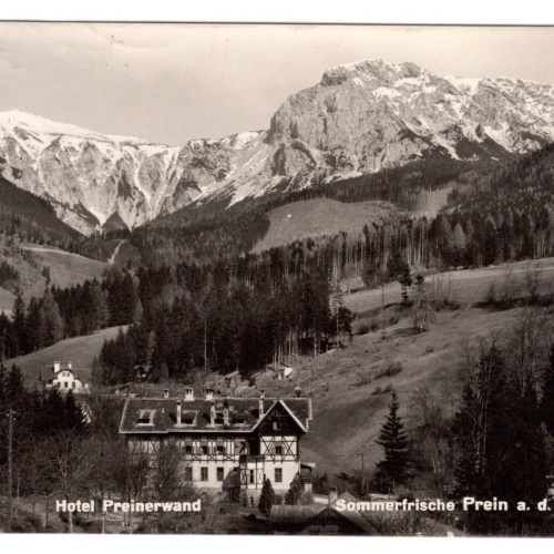 AK, Prein an der Rax, Hotel Preinerwand, Niederösterreich, Ansichtskarte (S6914)
