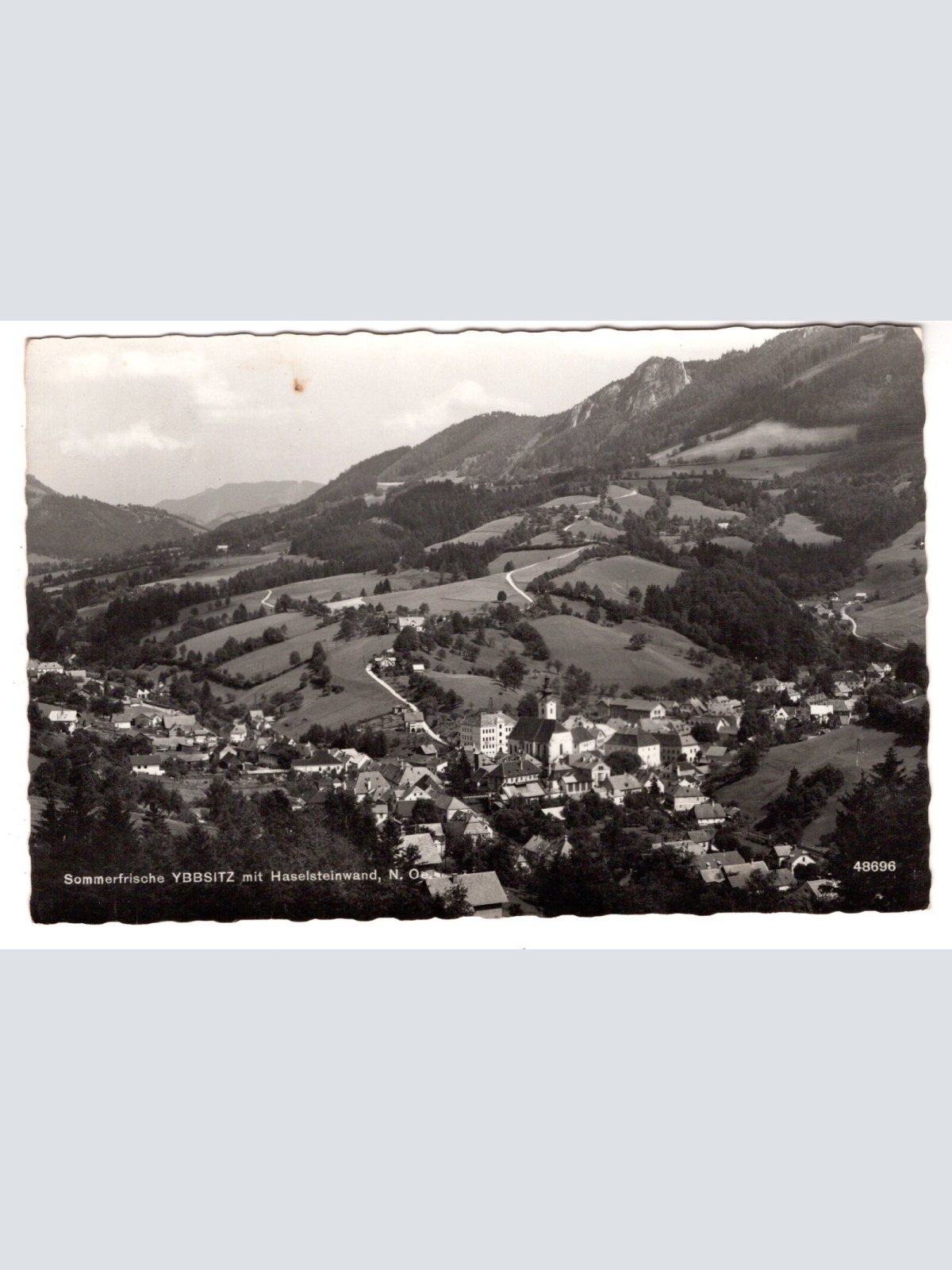 AK, Ybbsitz mit Haselsteinwand, Niederösterreich, Ansichtskarte (S6917)