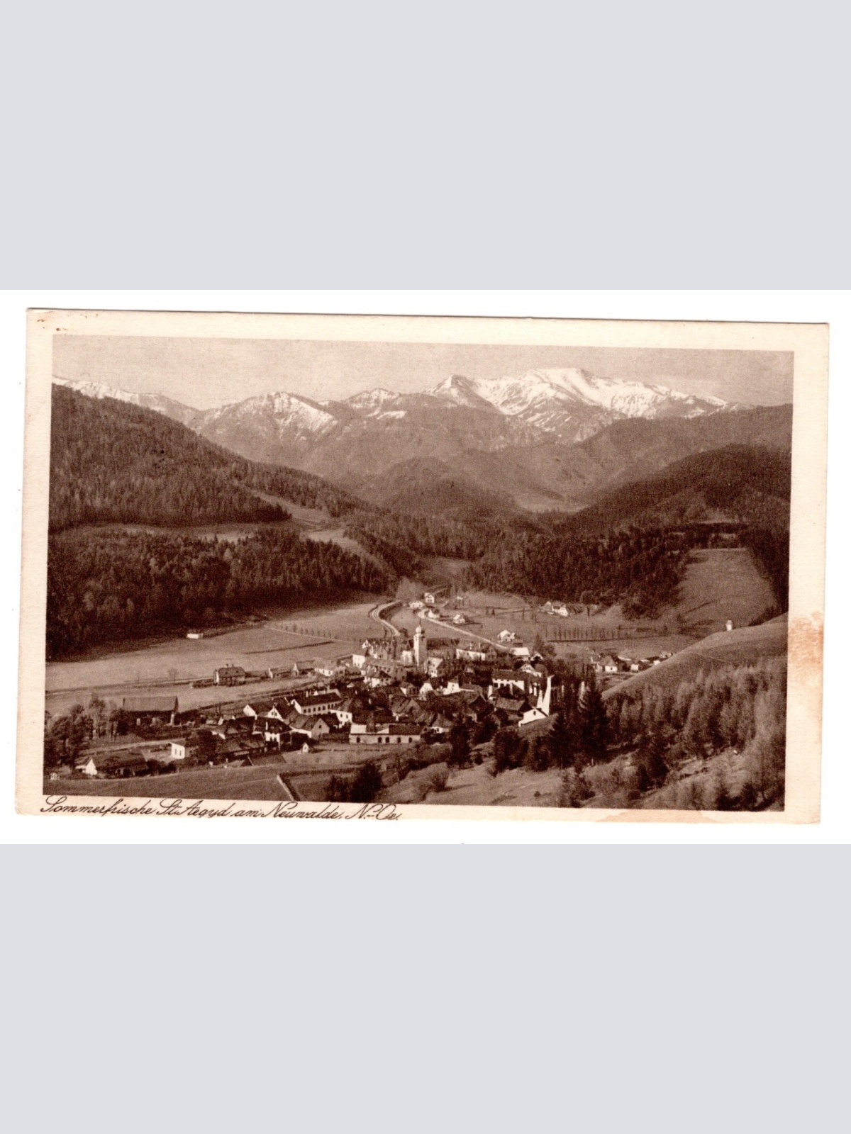 AK, Sankt Aegyd am Neuwalde, Niederösterreich, Ansichtskarte (S6924)