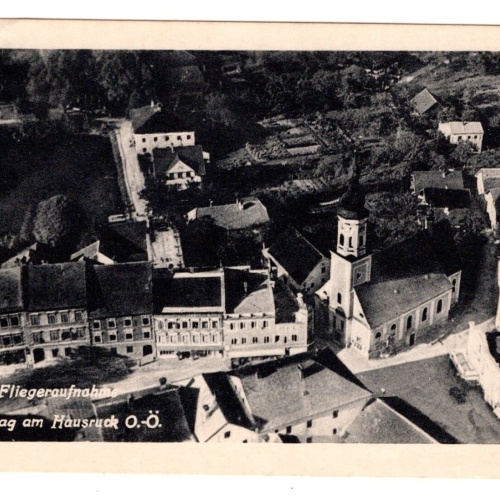 AK, Haag am Hausruck, Fliegeraufnahme, Oberösterreich, Ansichtskarte (S6930)