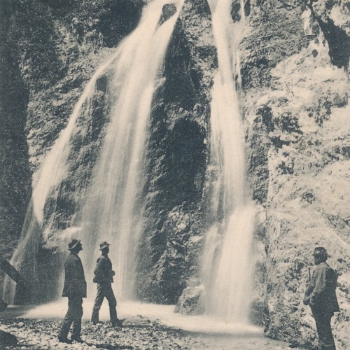 AK vom Marienfall mit Leuten Steiermark Ansichtskarte (14464)