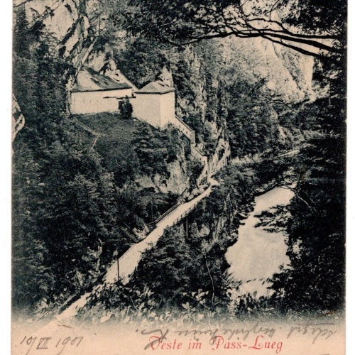 AK, Teste im Pass-Lueg, Salzburg, Ansichtskarte (S6944)