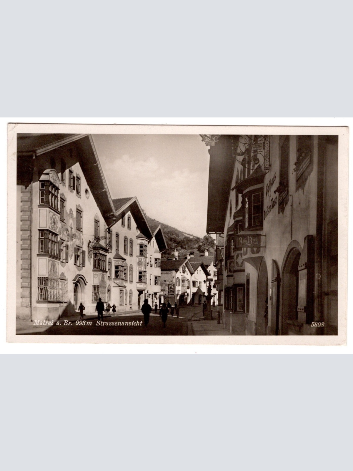 AK, Matrei am Brenner, Strassenansicht, Tirol, Ansichtskarte (S6978)