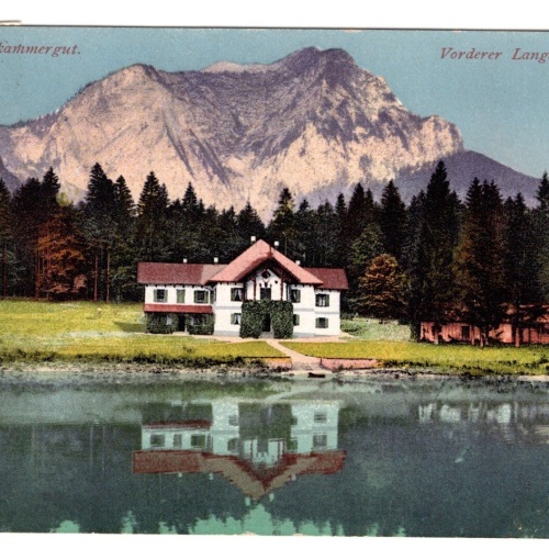 AK, Salzkammergut, Vorderer Langbathsee, Oberösterreich, Ansichtskarte (S6985)
