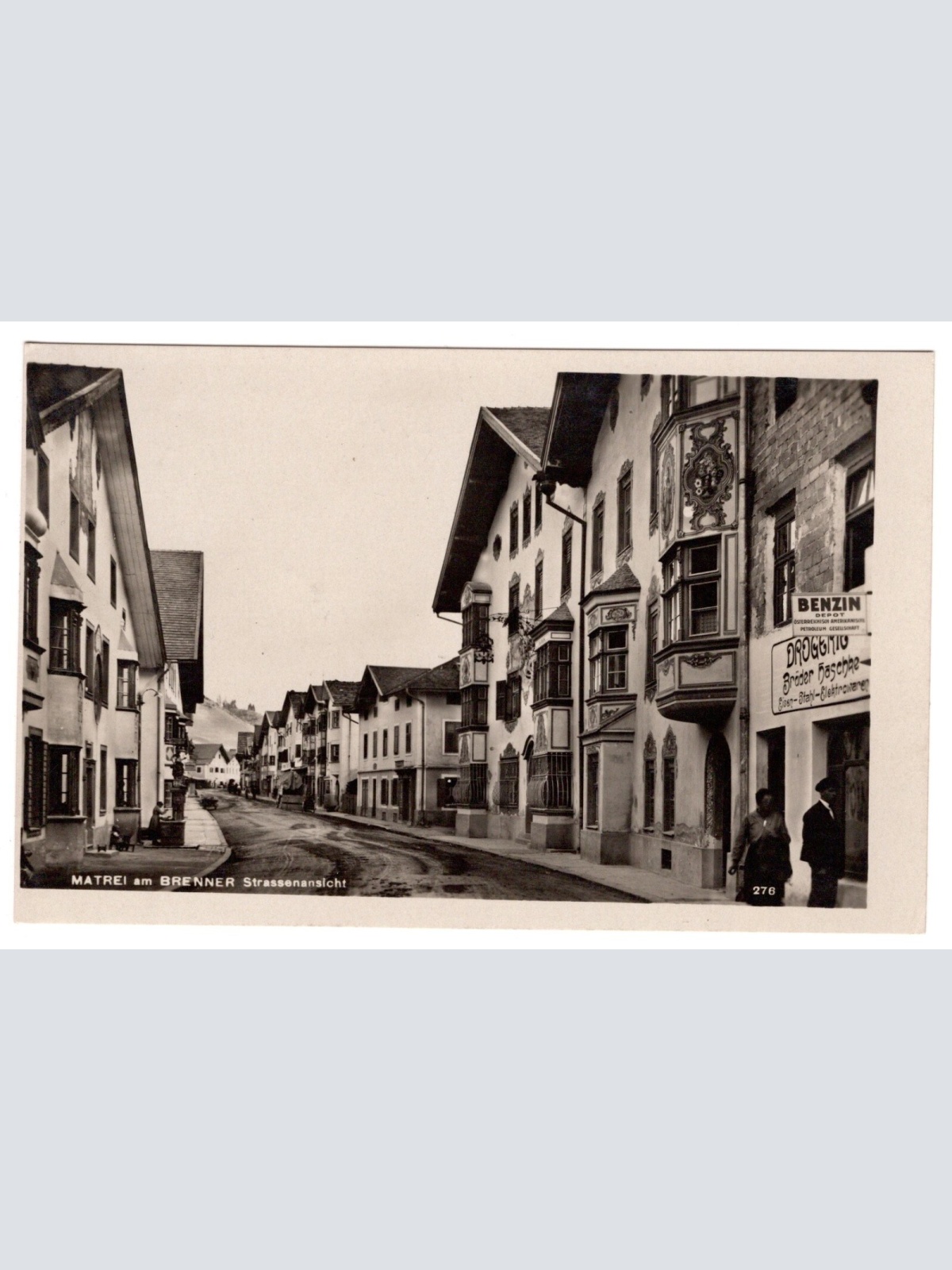 AK, Matrei am Brenner, Straßenansicht, Tirol, Ansichtskarte (S6996)