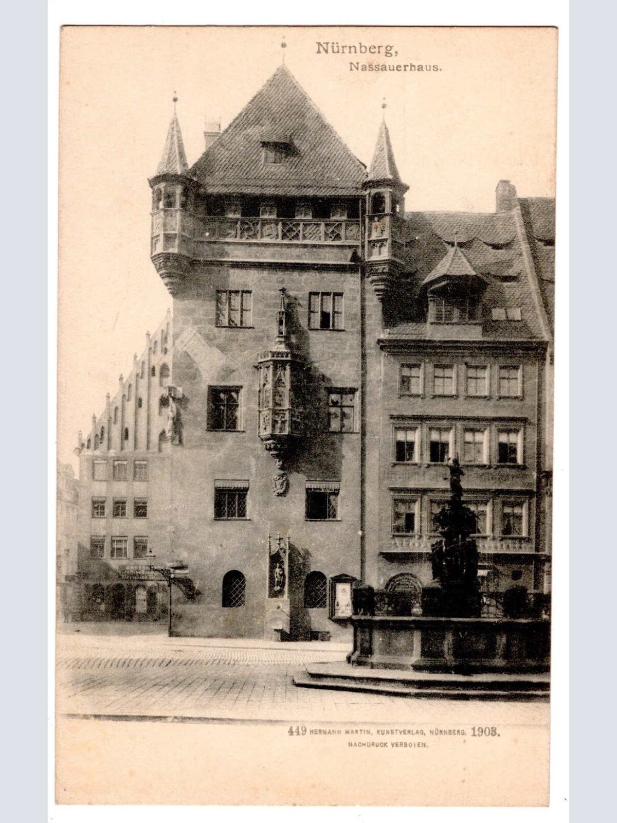 AK, Nürnberg, Nassauerhaus, Bayern, Ansichtskarte (S7002)