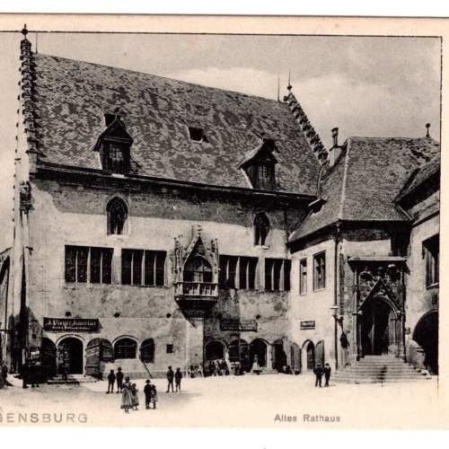 AK, Regensburg, Altes Rathaus, Bayern, Ansichtskarte (S7009)